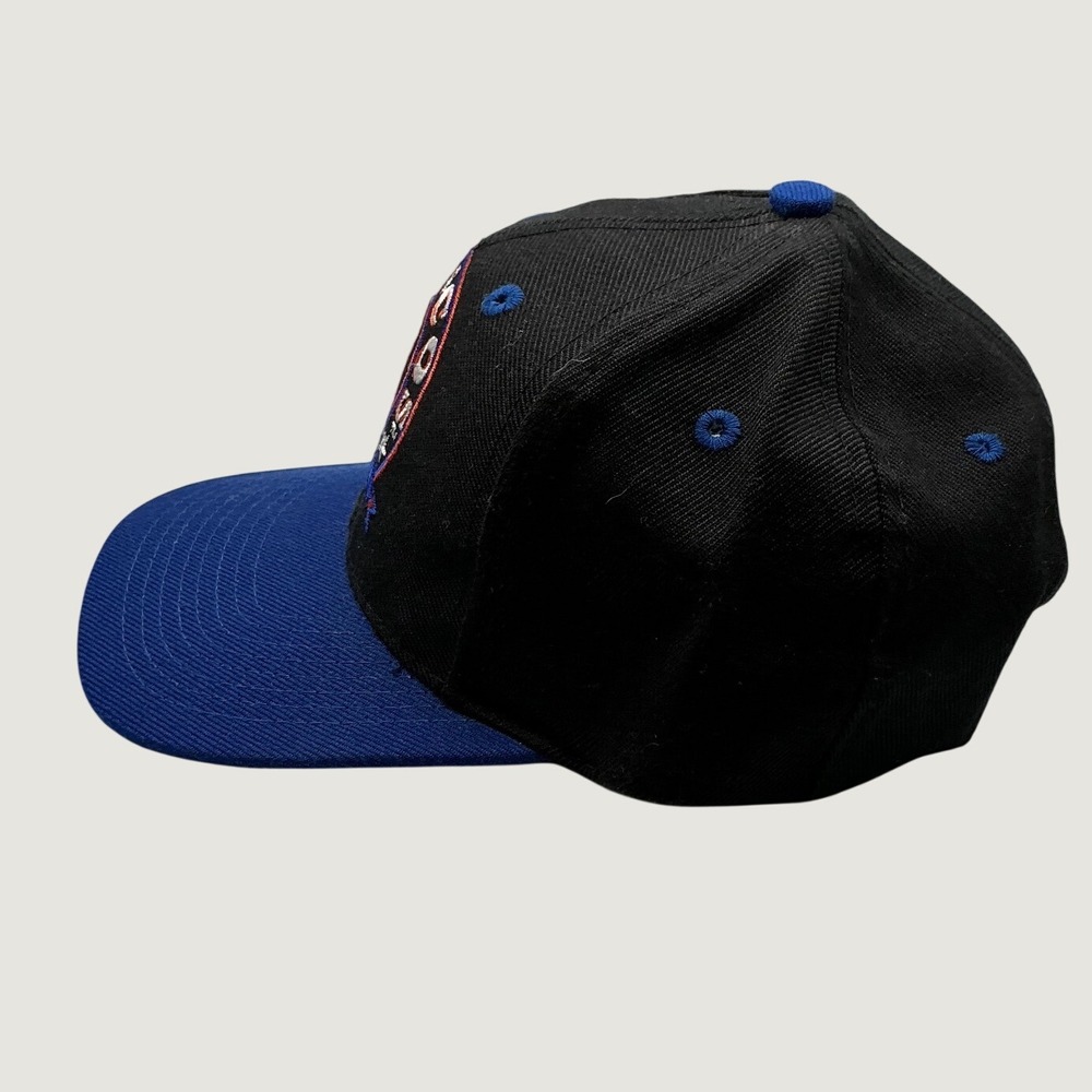 Vintage Denver Broncos Team NFL Snapback Hat Black Blue Embroidered Cap Mens - Picture 3 of 7
